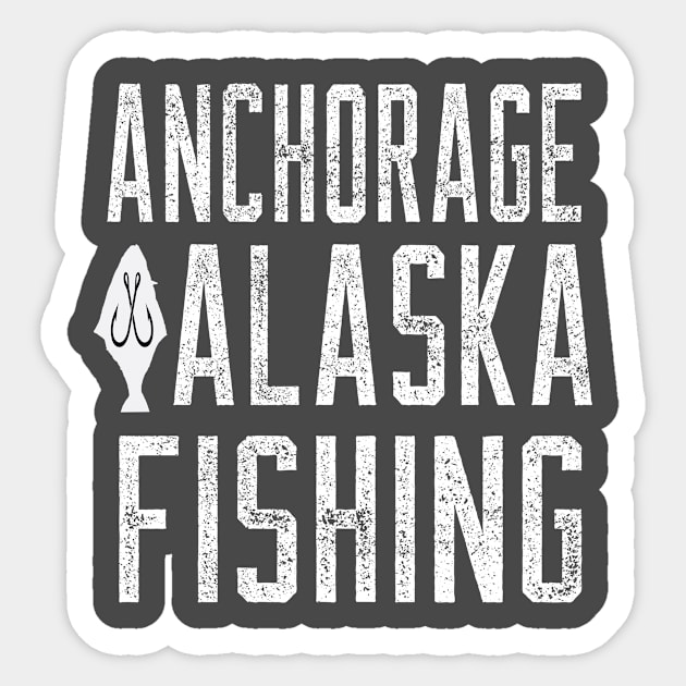 ANCHORAGE ALASKA FISHING Sticker by Cult Classics